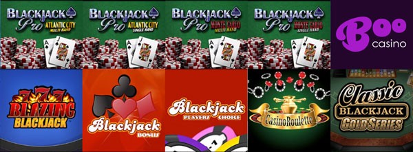 Spelaanbod BooCasino Online Blackjack