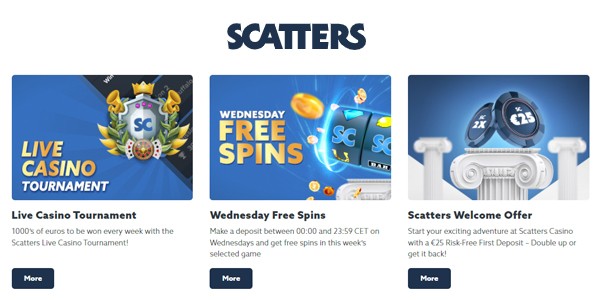 Scatters casino promoties